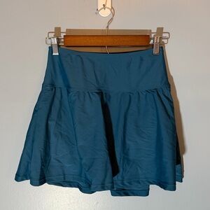 NWT Shapermint High-Waisted Full Coverage Swim Skirt Teal Size Medium